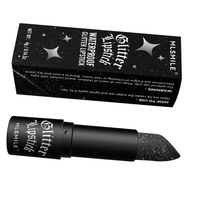 Fashionable Lipstick Glitter Color Waterproof Sweatproof and Easy to Carry for Any Occasion Dropship