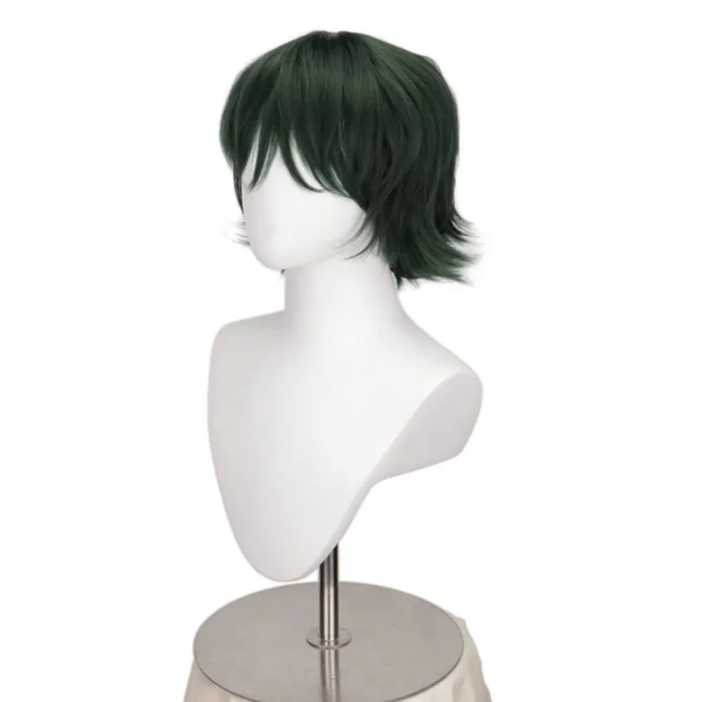 Short Green Hair Glasses Shimetsu Kaiyuu Halloween Party Wigs Anime Jujutsu Kaisen Maki Zenin Cosplay Wig - view 3
