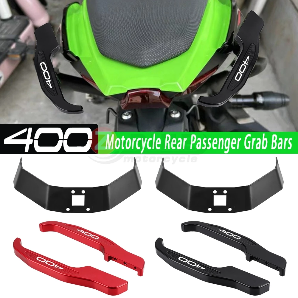 Für KAWASAKI Z 400 Ninja400 NINJA 400 2019 2020 2021 2022 2023 2024 Hintere Beifahrer-Haltegriffe Motorrad CNC Sozius-Griffstangen