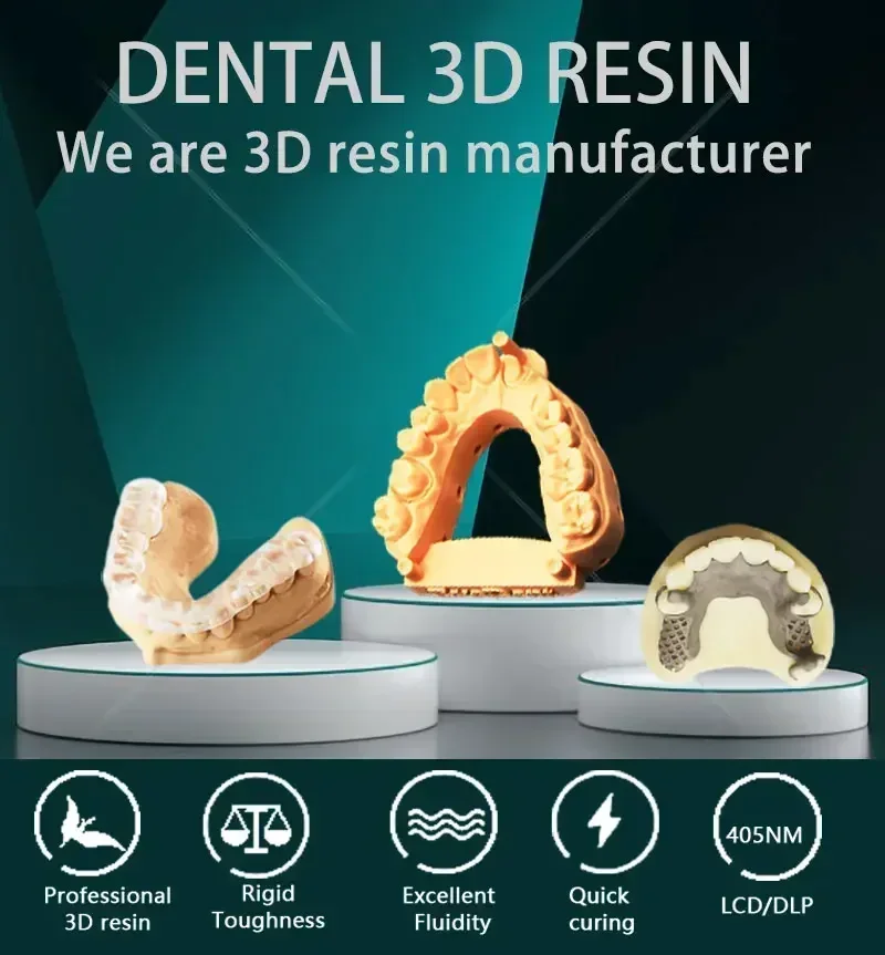 High Temperature Resistance Low Odor 405nm Lab 3d Resins for LCD/DLP Printer 500g/1000g 3D Printing Resins