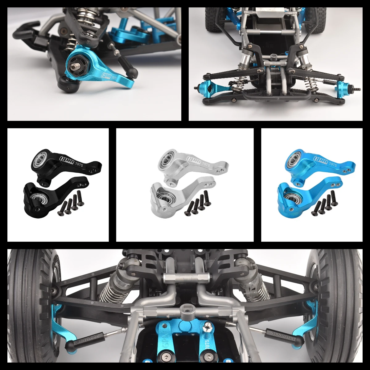 

Передние поворотные рычаги из сплава GPM 7075, для TAMIYA 1/10 BBX BB-01 58719