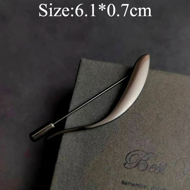 Vintage Matte Gun Color Brooches-Prevents Showing Through Worn-Personalized Decoration for DIY Clothing Accessories
