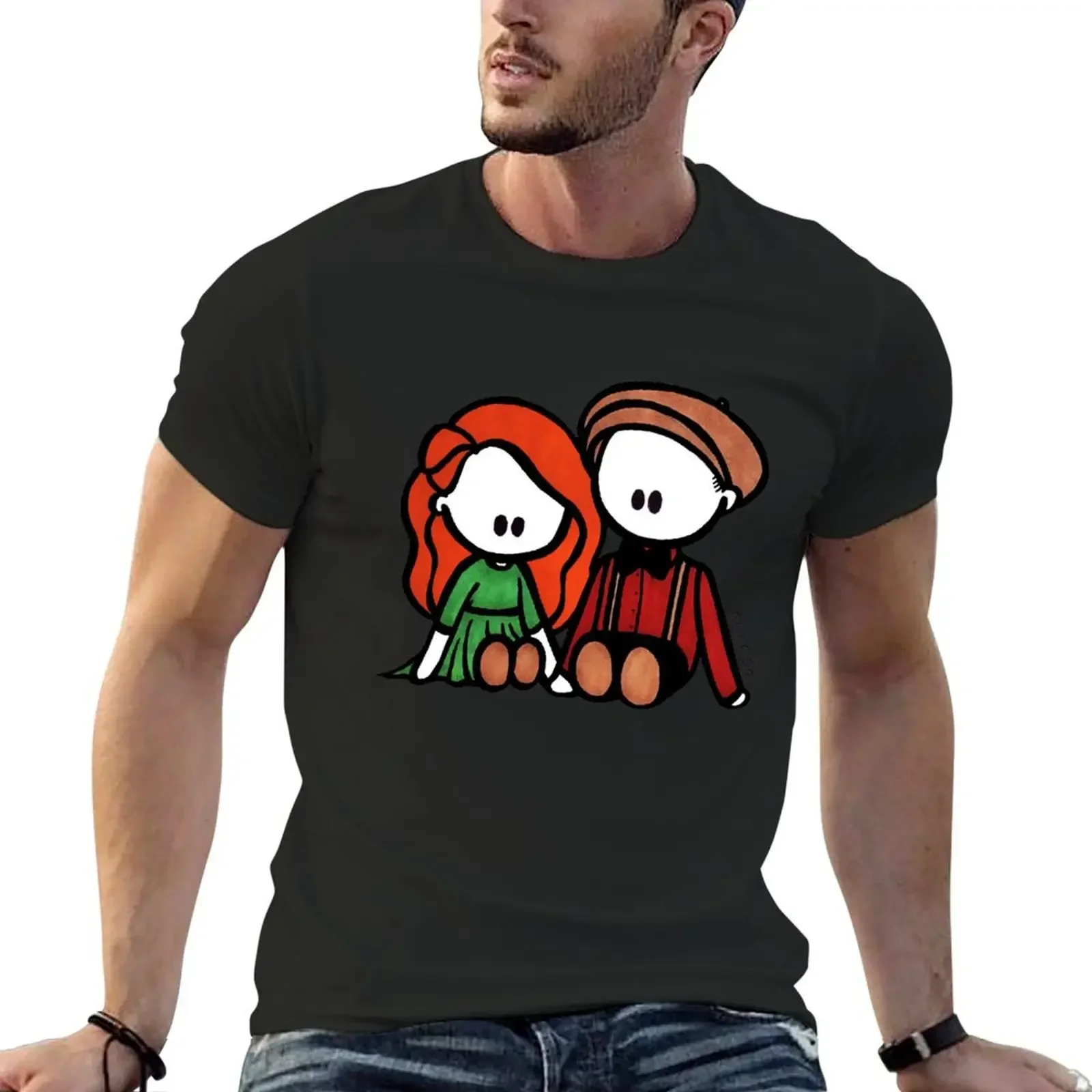 Dizzie Dolls T-Shirt anime boys whites fruit of the loom mens t shirts