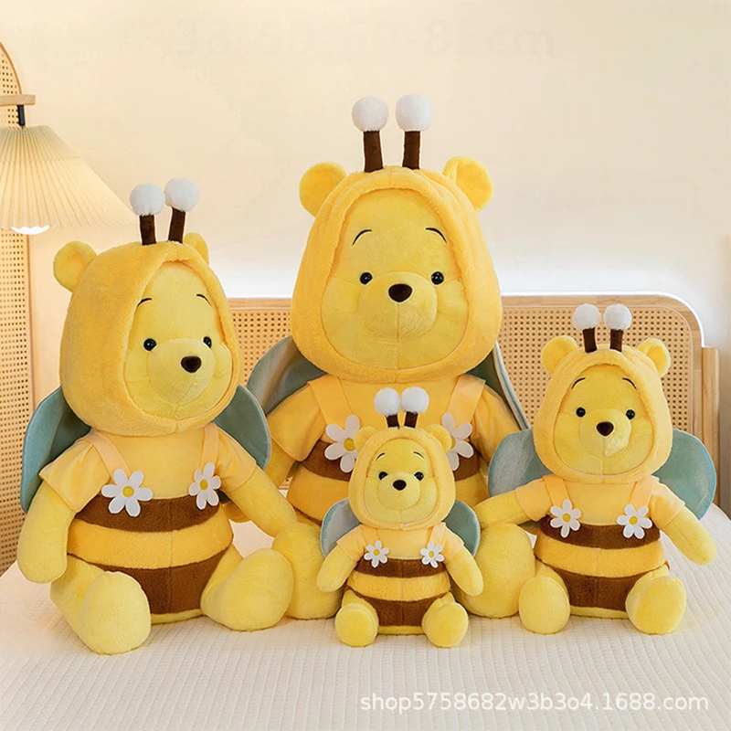 

Кавайная плюшевая игрушка, медведь Винни-Пух, мягкая кукла, милый медведь, плюшевый детский подарок на день рождения, Рождество для девочек, приятная игрушка-подушка