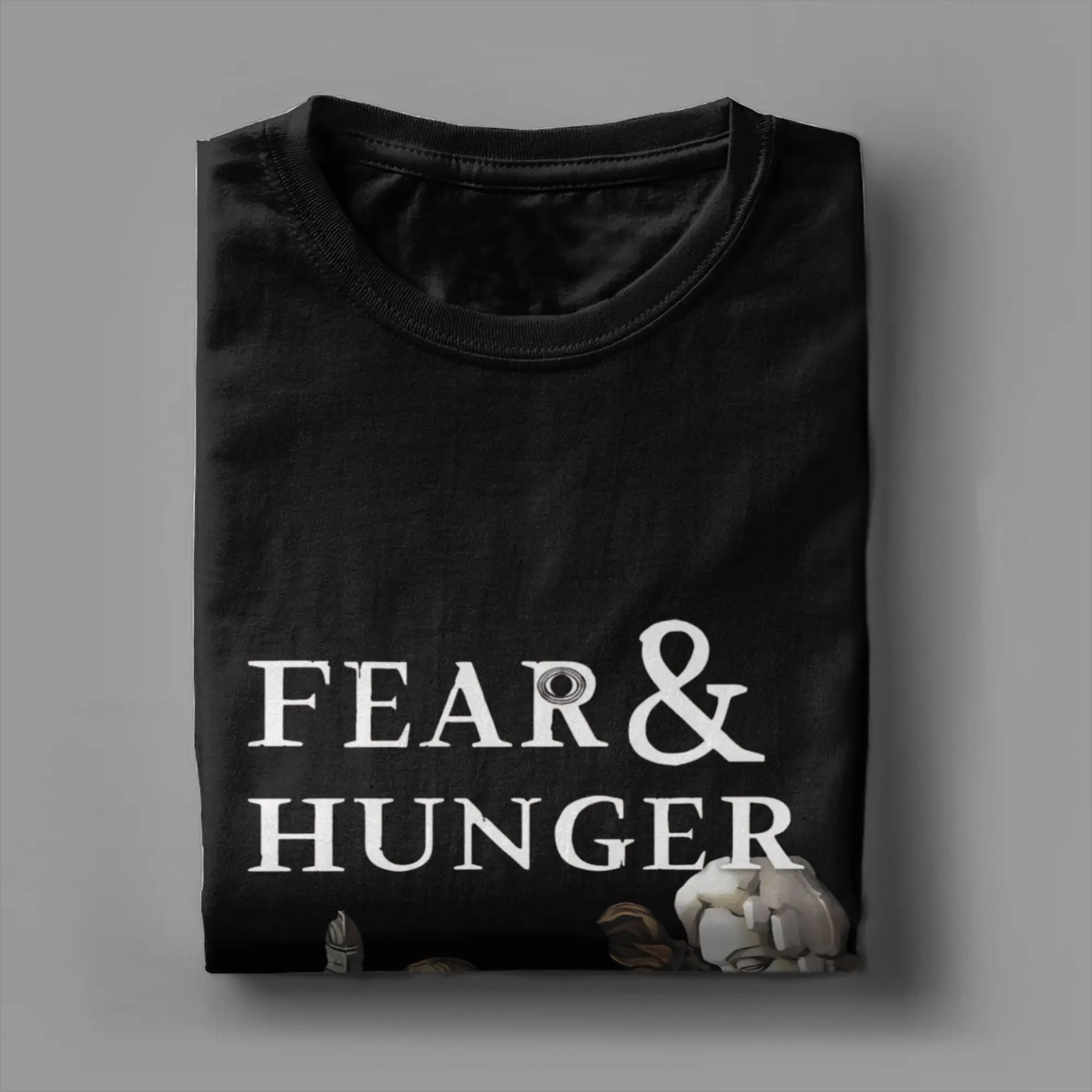 الرجال تي شيرت الخوف والجوع Termina الجدة القطن الخالص تي شيرت قصير الأكمام تي شيرت طاقم الرقبة الملابس وصول جديد