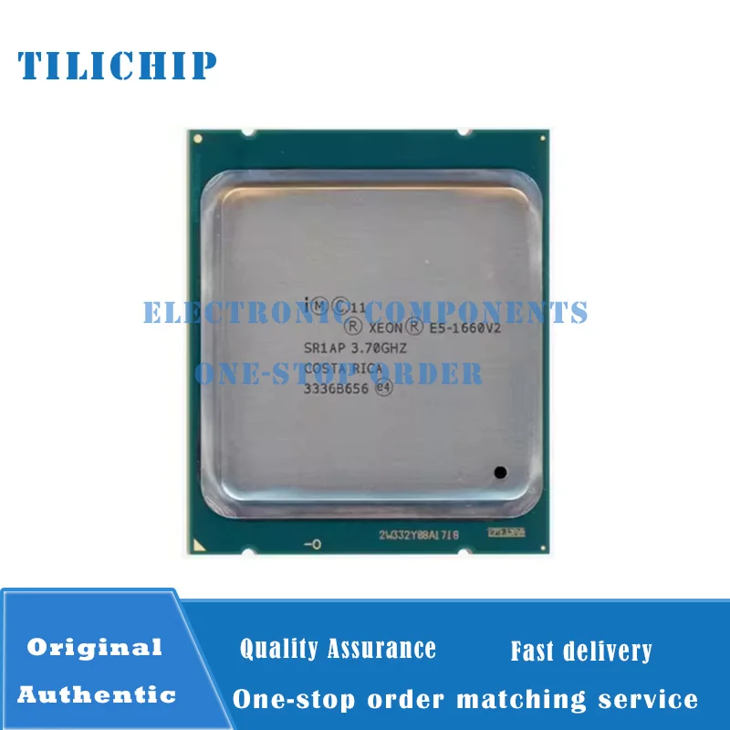 E5-1660V2 6 Core CPU 3.7GHz 15M 130W E5 1660 V2 SR1AP E5 1660 V2 Computer CPU Processor Server Package LGA 2011