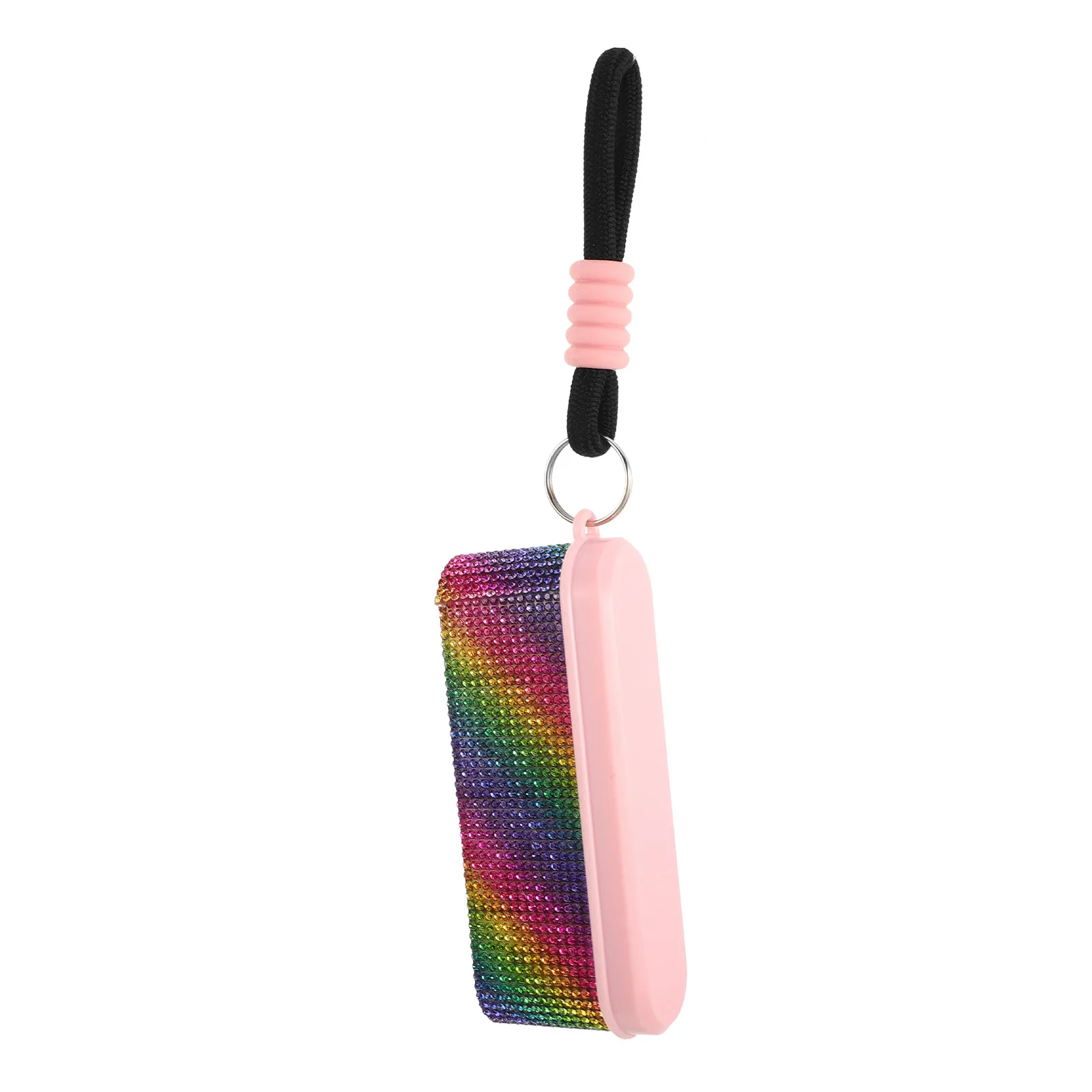 Pill Travel Case Keychain 4 Grids Portable Pill Organizer Small Cute Medicine Dispenser Bottle for Outdoor Camping Travel Purse