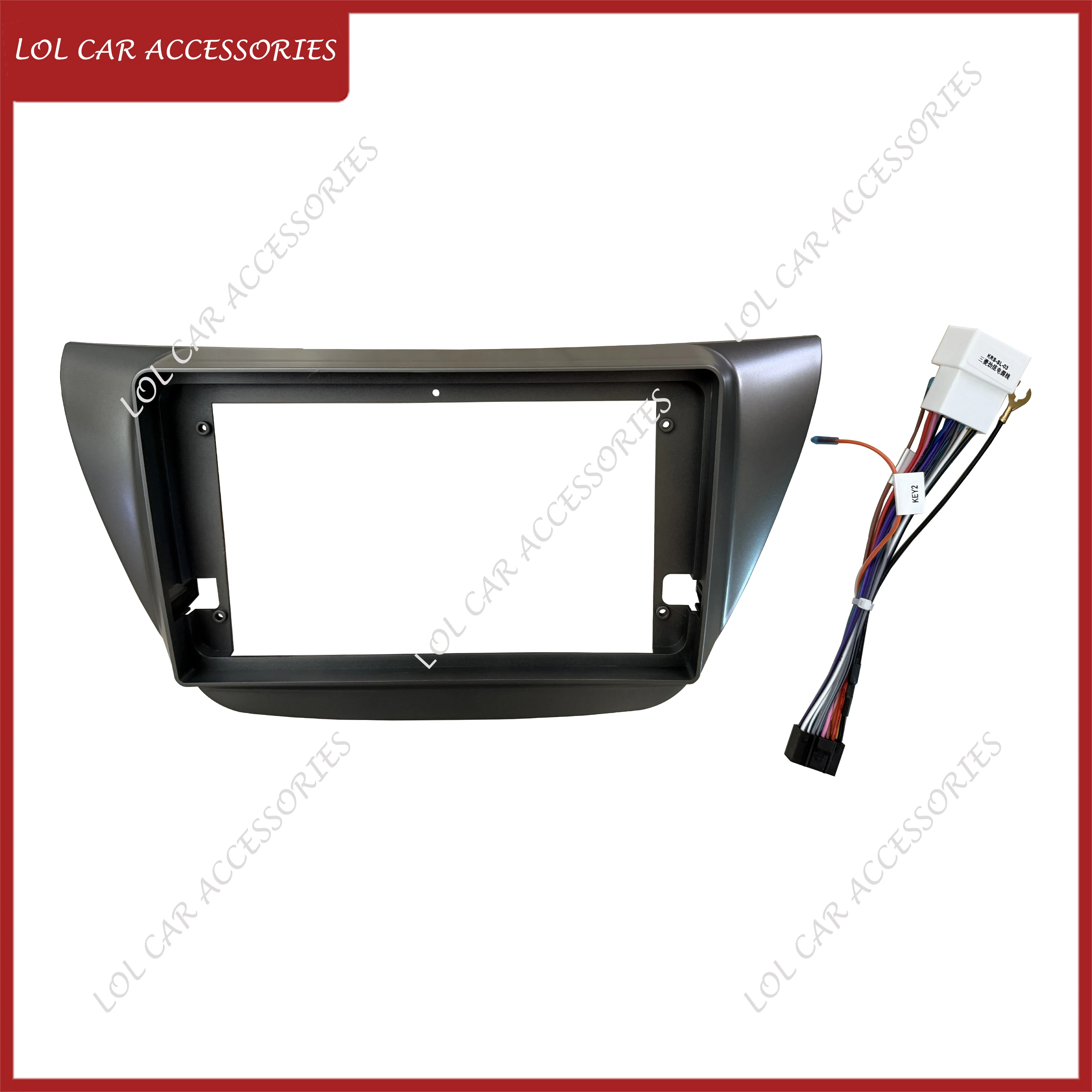 9 Inch Car Radio Fascias For MITSUBISHI Lancer IX 2005-2008 Stereo Dash Panel Frame 2 Din DVD GPS MP5 Android Player Cover
