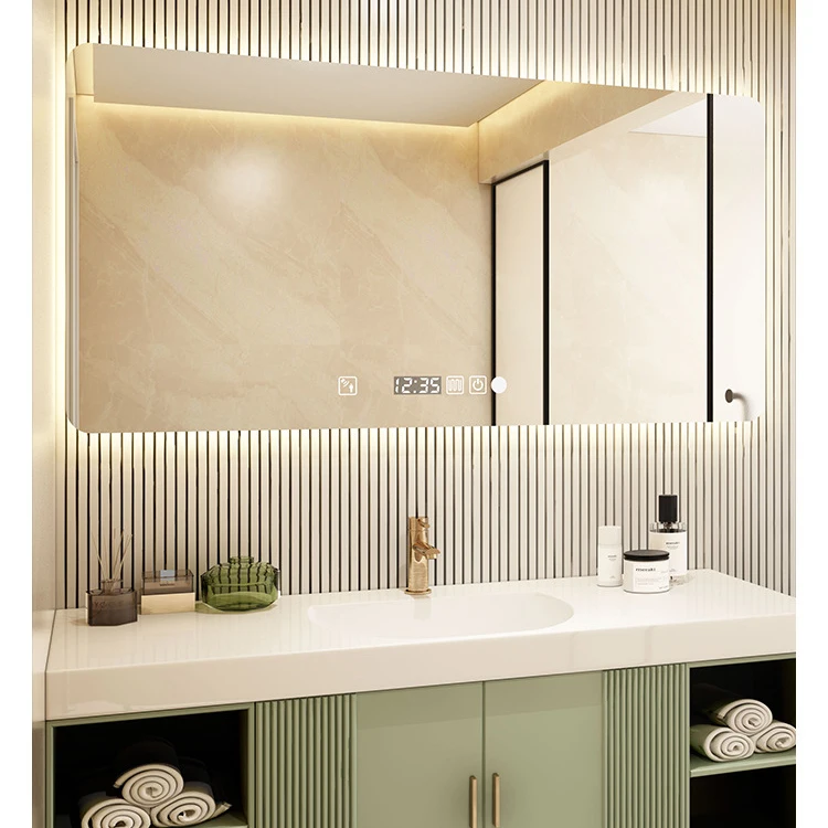 Wholesale TV Mirror Series Smart Mirrors Modern Light Luxury Android for Hotel Bathroom Wall Mounted Light