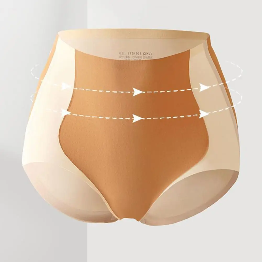 Butt Enhancing Underwear Butt Lifting Underpants High Waist Tummy Control Compression Underpants Elasticity Color Matching