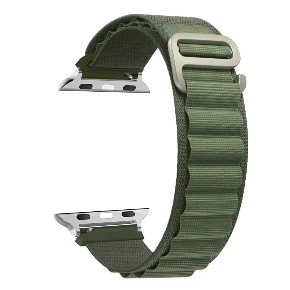 Alpine Loop Strap para apple watch 44mm 45mm 49mm 41mm 40mm 44 Nylon Trail Pulseira iWatch série ultra 2 9 8 7 6 5 4 3 se Band