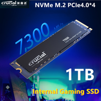 Crucial SSD T500 500GB 1TB 2TB Gen4 NVMe M.2 Internal Gaming Internal solid-state drive, Laptop & Desktop Compatible