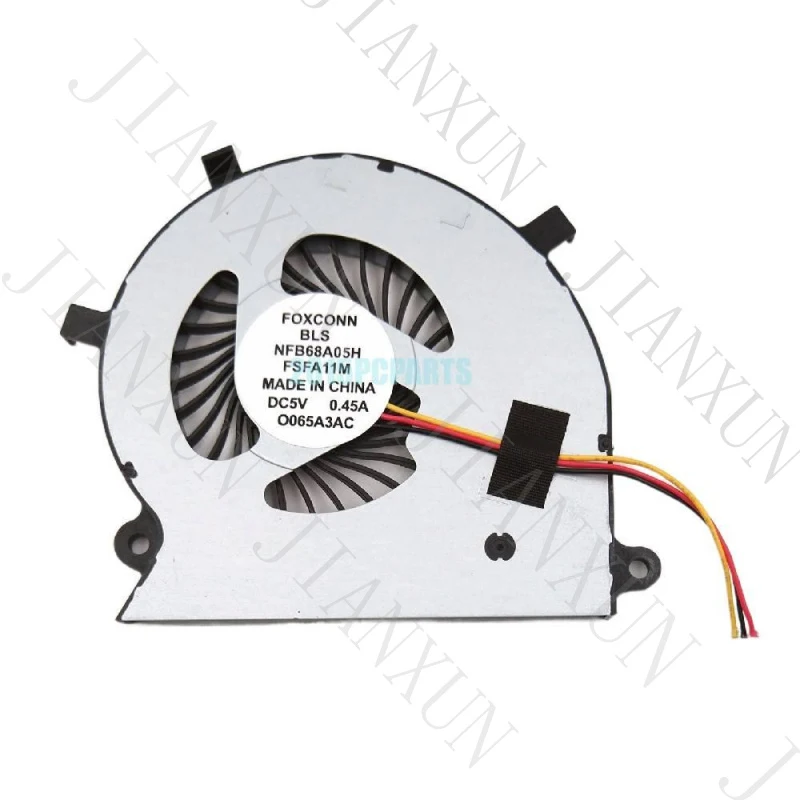 Ventilador de Refrigeración para CPU A+FOXCONN BLS NFB68A05H FSFA11M para Toshiba Satellite P55W-B Series DC5V 0.5A 4Pin, Enfriador para Portátil