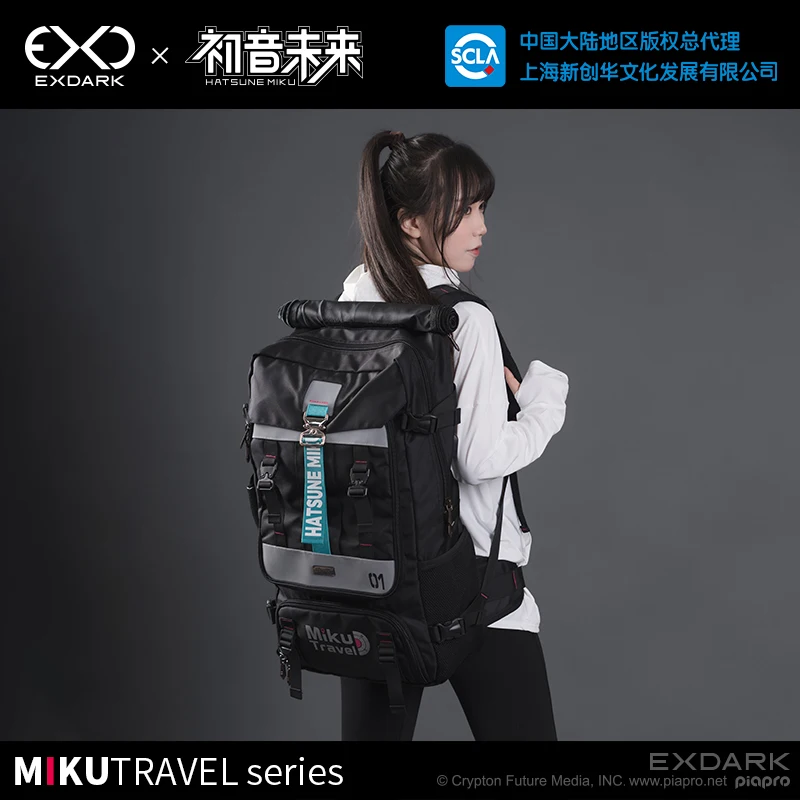 Moeyu Vocaloid Hatsune Miku Backpack Camping Hiking Travel Mountaineering Bag Men Women Backpacks Large Rucksack Shoulder Bags