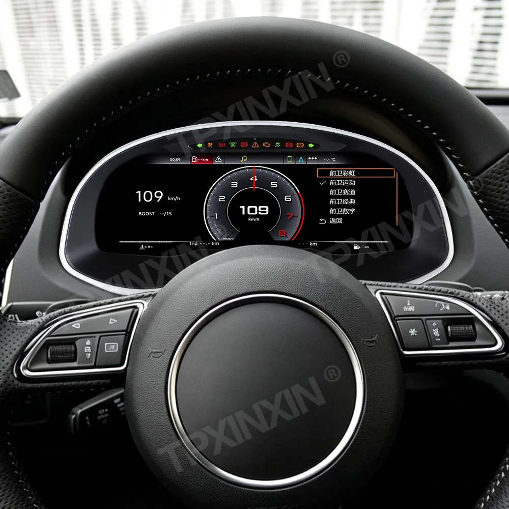 For Audi Q3 2012~2018 Dashboard Car Digital Virtual Cockpit Speedometer Instrument Panel LCD Meter Dashboard Wireless CarPlay