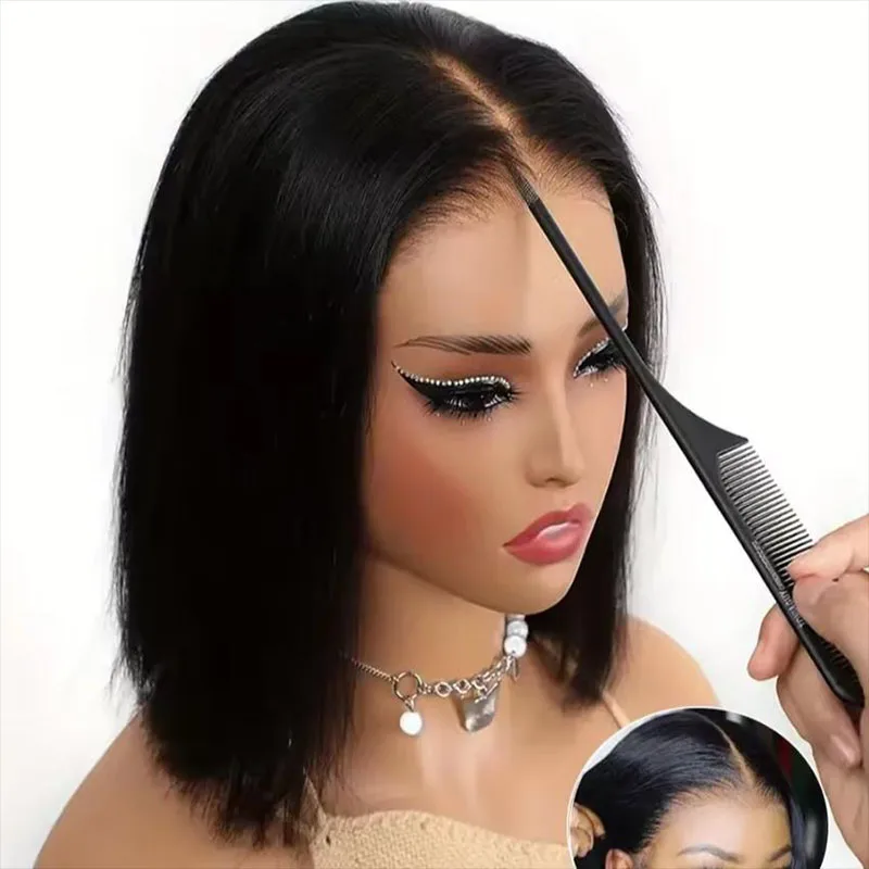 

Bob Hair Bone Straight Ready To Wear And Go 7x5 Glueless Lace Closure Wig For Women 13x4 13x6 HD Lace Frontal Wig Human Hair