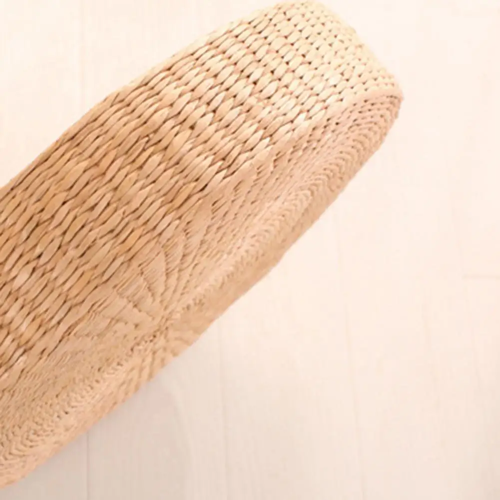

Tatami Cushion Breathable Widely Applied Comfortable Round Straw Weave Handmade Pillow For Floor Home Chair Garden Seat Mat