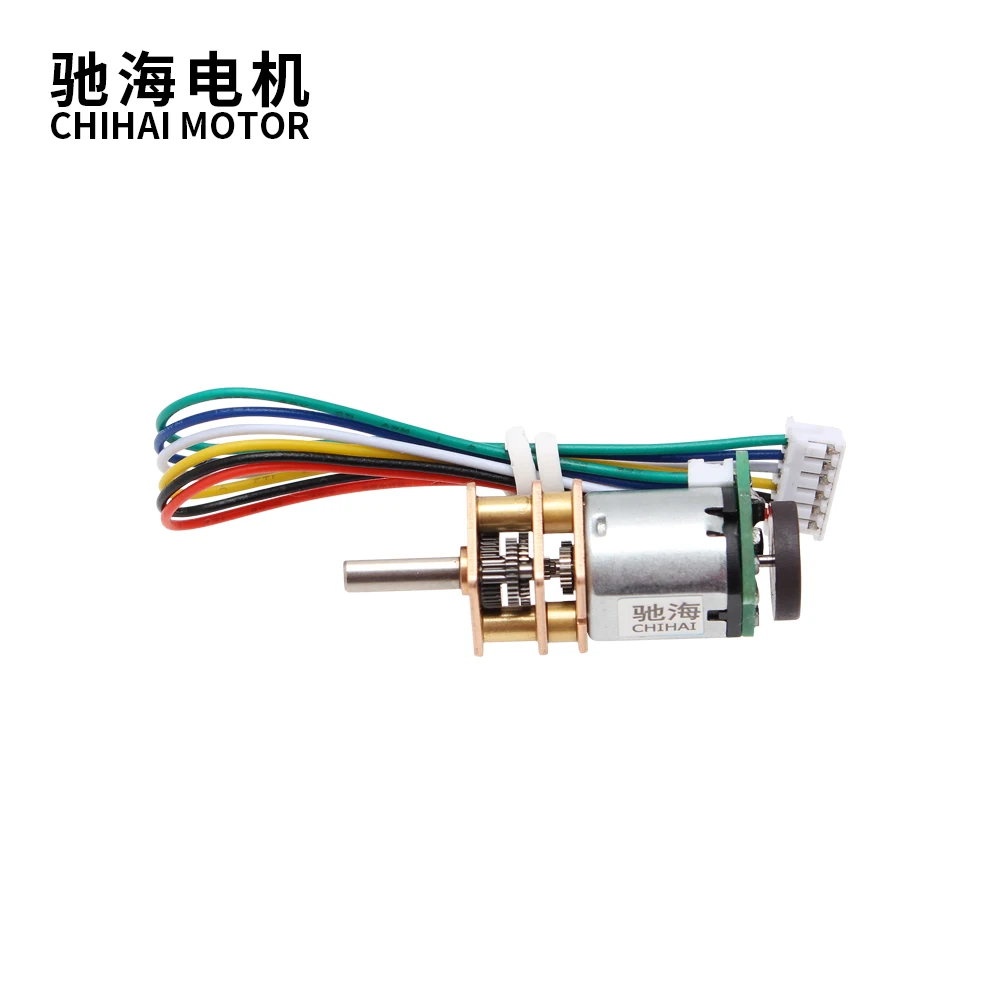 ChiHai Motor CHF-GM12-N10ABHL 12mm DC 3V 2000RPM Low Voltage High Speed Gear 3PPR Coding Motor N10 With 10 mm D-shaft