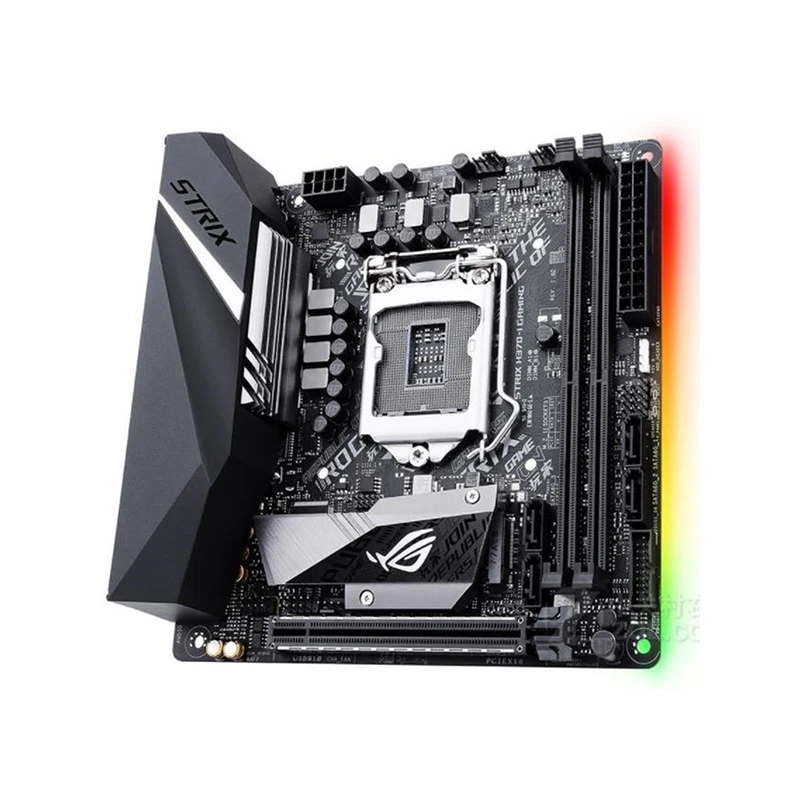 ROG STRIX H370-I Gaming Mini Motherboards, LGA 1151 DDR4, 32GB para Intel H370 Desktop Mainboard, M.2 NVME, SATA III, USB 3.0