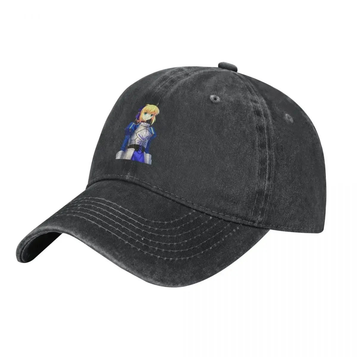 Fate Stay Night Saber Baseball Cap For Men Cotton Hats Adjustable Hat Fashion Casual Cap Truck Driver Hat