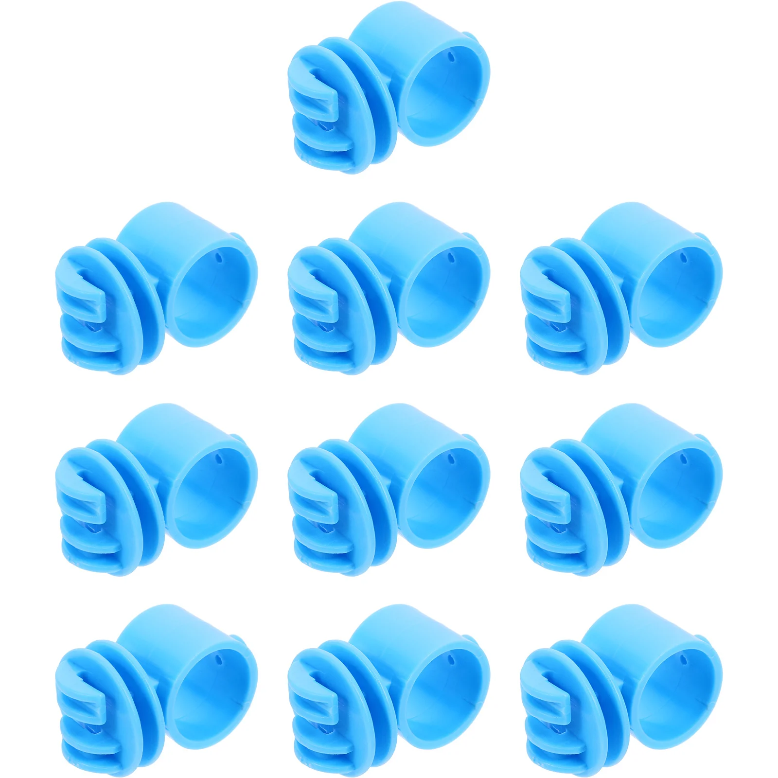 

10pcs Insulators For Electric Fence Wire Tighteners Plastic Farm Fence Replacement Diy Animal Fencing Tools Grid System