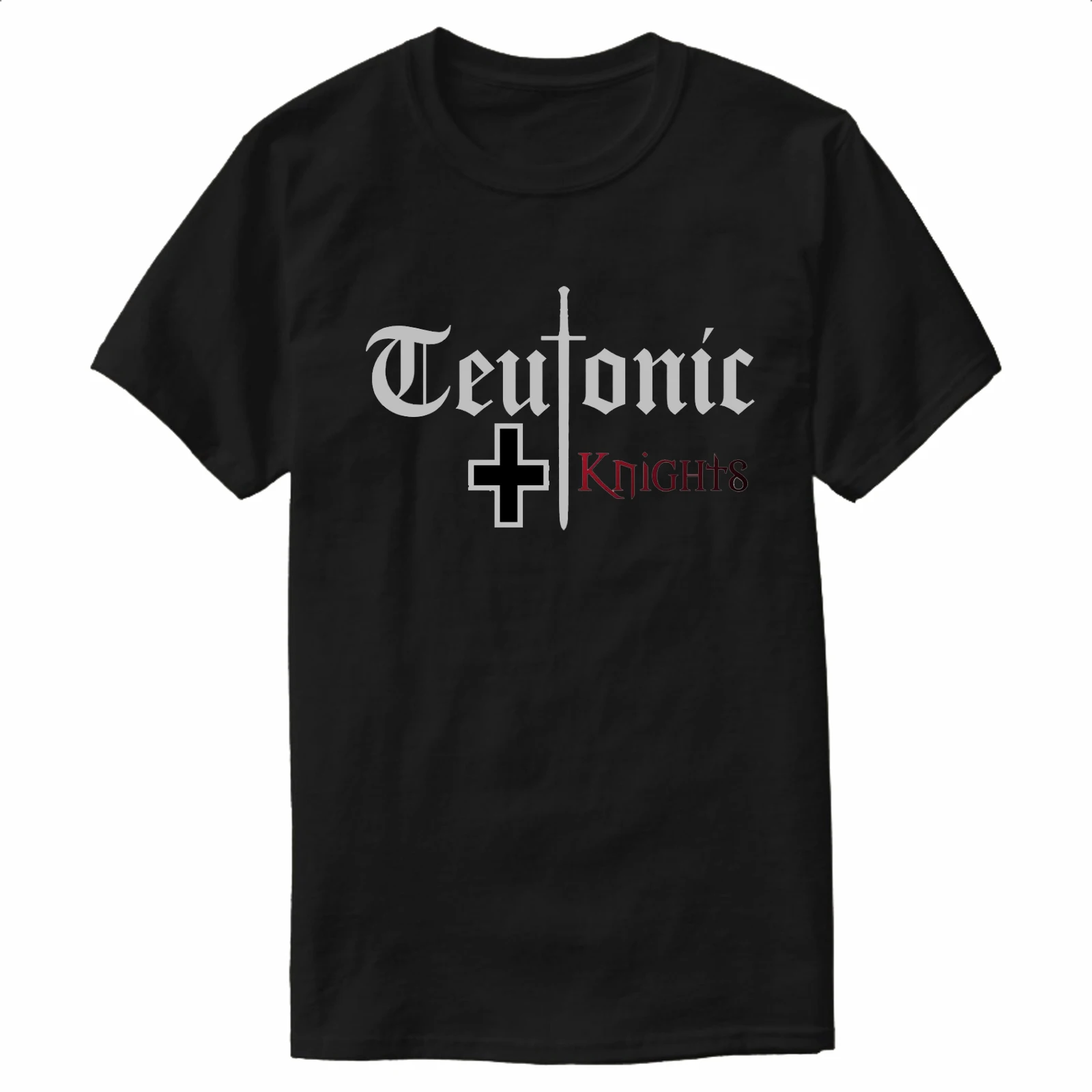 Creative Design Teutonic Knights T-Shirt 100% Cotton O-Neck Summer Short Sleeve Casual Mens T-shirt Size S-3XL