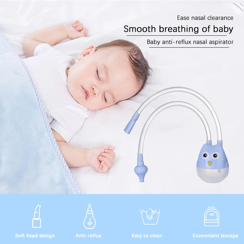 Neonatal nose aspirator Nose aspirator, anti-reflux nose aspirator protect and health infant oral nose aspirator