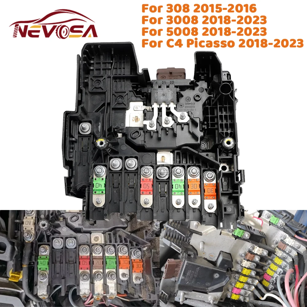 BPGA Battery Management Unit BSI ECU Control Module For Peugeot 308 2015 2016 3008 5008 Citroen C4 Picasso 2015