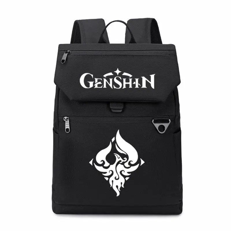 Original Anime God Book Character Mingzhu Mao Zhongli Disperse Soldier Ayaka Gensaku Wanderer Double Shoulder Backpack Student A