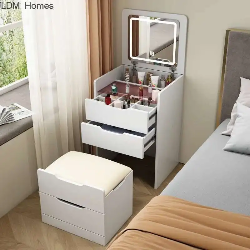 

Vanity Accent Dressers Bedroom Mirror Wooden Organizer Nightstands Dressers Salon Penteadeiras De Maquiagem Dresser Furniture