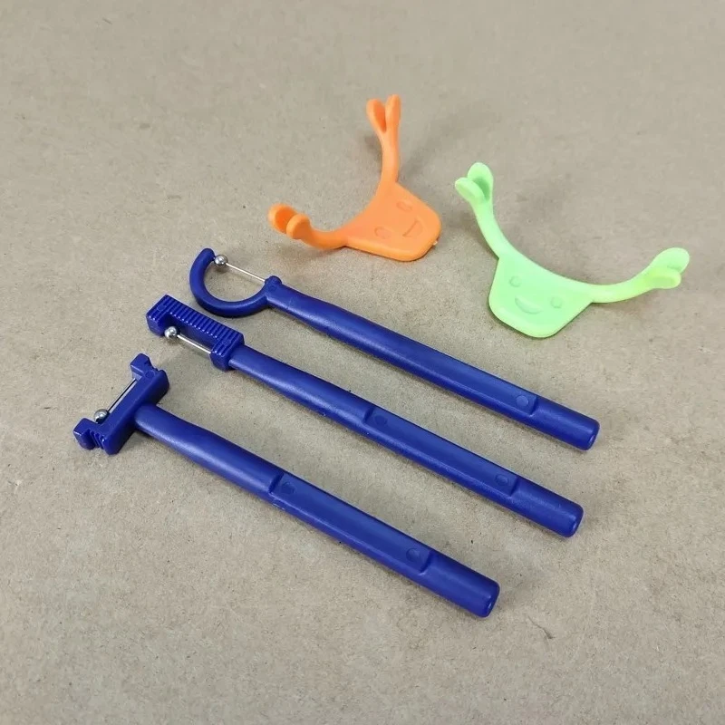 5Pcs Tongue Trainer Tongue Exercise Tip Lateralization Elevation Tools Tongue Tip Exercise Oral Muscle Speech Training Device