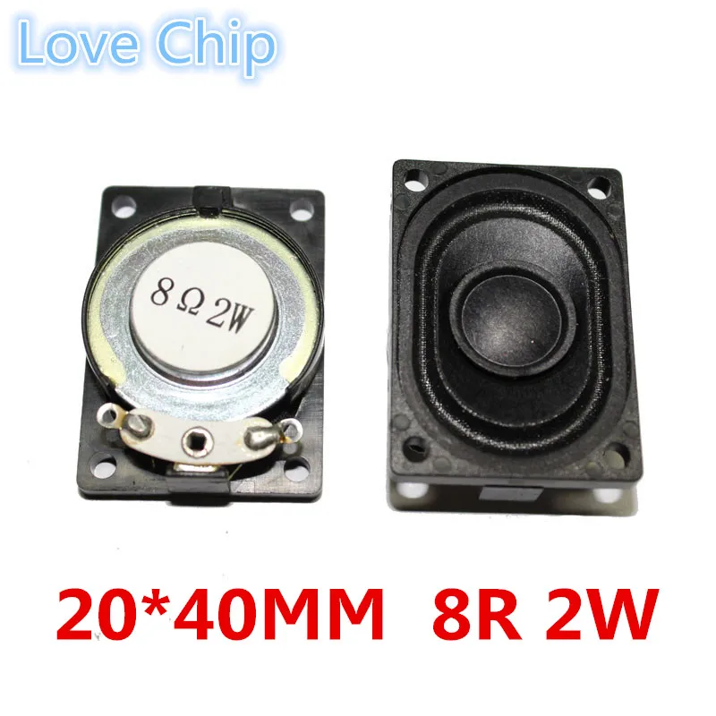 2PCS LCD Monitor/TV Speaker Horn 2W 3W 4R 8R 4028 2840 waterproof Loud speaker 4 ohms 8ohms 2/3 Watt 40*28MM