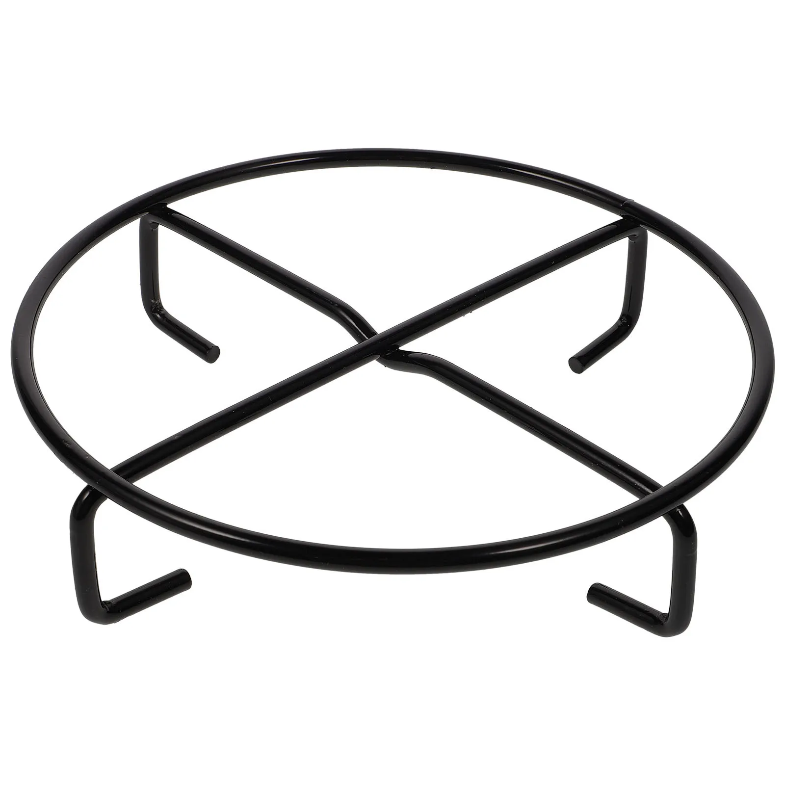 

1Pcs Iron Pot Rack Heavy Duty Safe Portable Cooking Stand Outdoor Pot Holder Barbecue Shelf Heat Insulation Mat