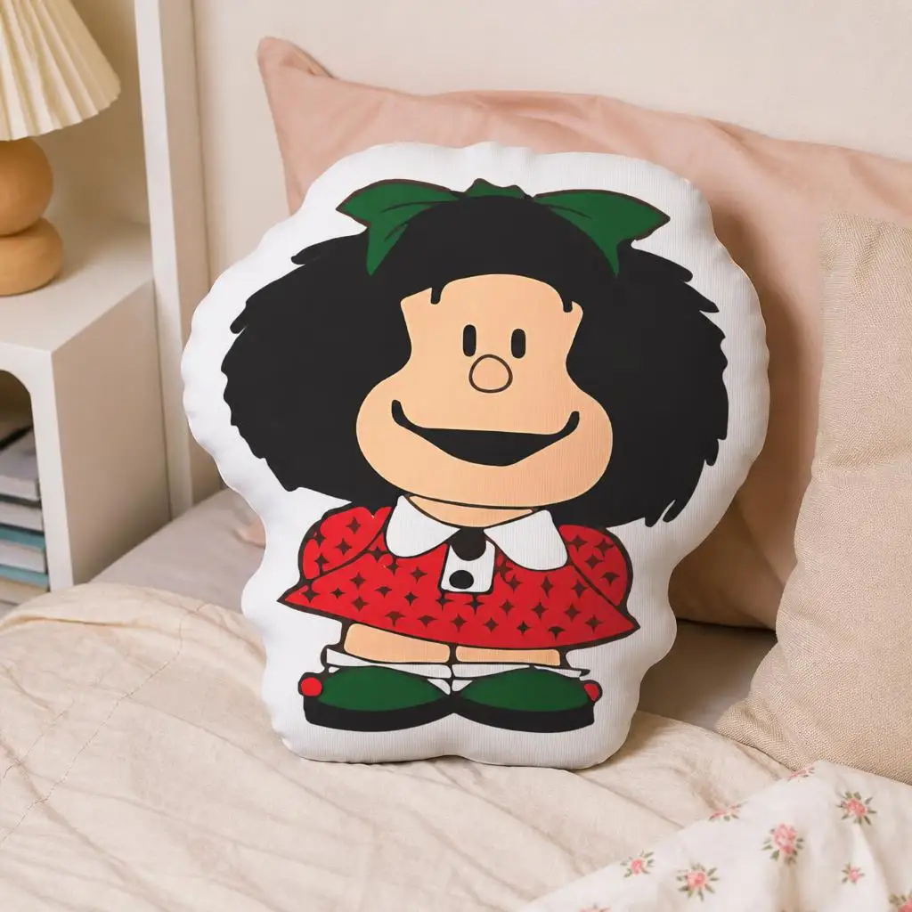 Mafaldas quino Classic Cushion Irregular Stuffed Throw Pillow Home Decor Gift Sofa Bed