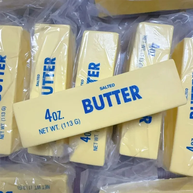 The new 1PC Squishy Butter Stick: Soft, Yellow, 4oz. Toy with Creamy Scent - Perfect for Play and Sensory Fun
