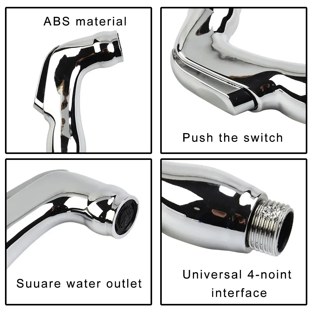 Shower Heads Bidet Spray Bathroom Wall Mounted Bathroom Spray Kit Hygienic Shower Head Bidet 2pcs/set Brand New