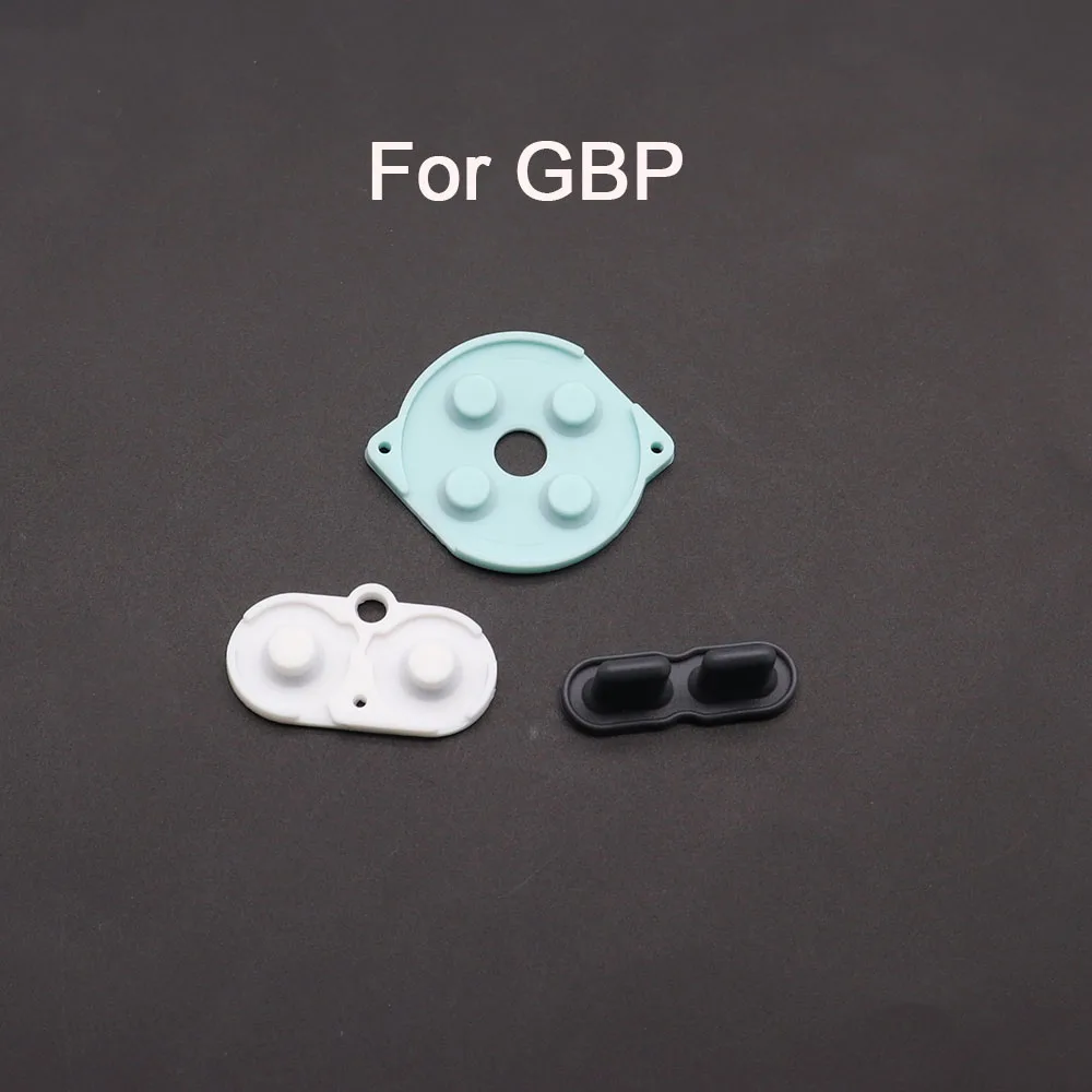1 Set Rubber Conductive Buttons For Game Boy Classic GB GBA GBC GBP GBA SP GBM Silicone pad Keypad A-B D-pad button - view 5