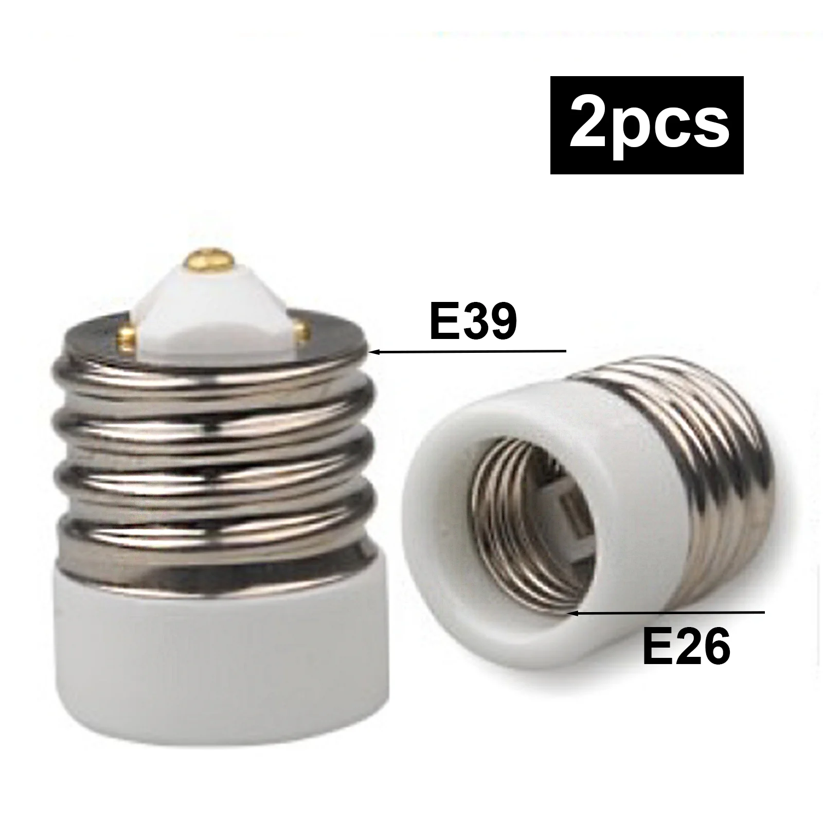 2Pcs E39 To E26 Bul… - image