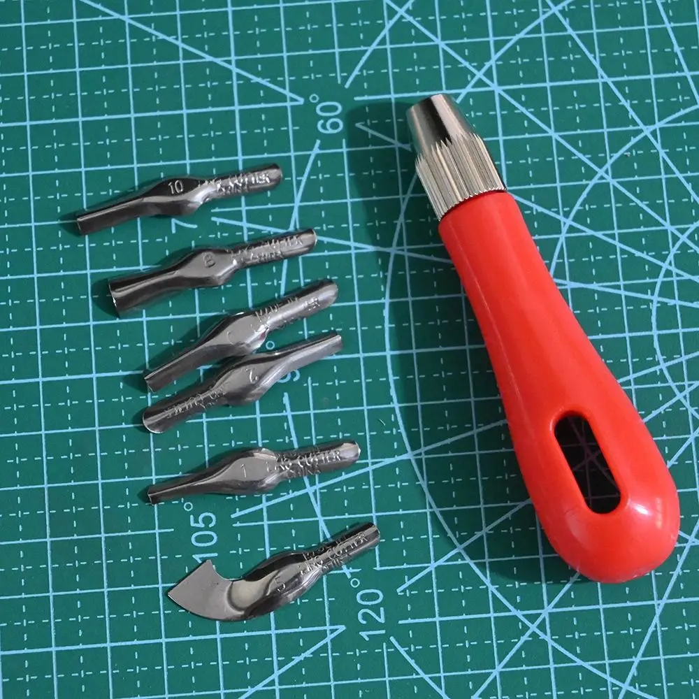 Printmaking Art Print Engraving Tools Stamp Maker Ergonomic Rubber Block Stamp Kit Multifunctional Professional