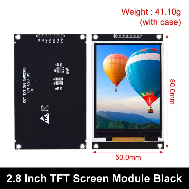 TZT 2.8 Inch TFT LCD Display ST7735 SPI 240x320