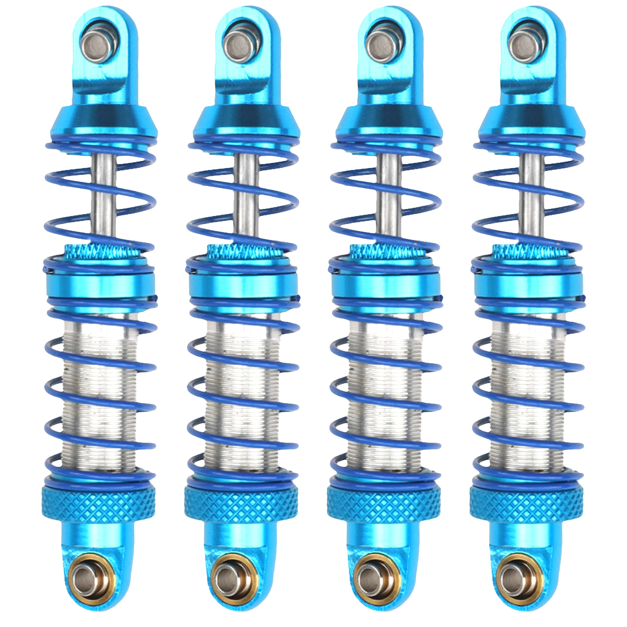 

4Pcs Metal Shocks Absorber Adjustable Dampers for Axial SCX10 Traxxas TRX4 D90 90046 Redcat Gen7 1/10 RC Crawler Car ﻿ ﻿