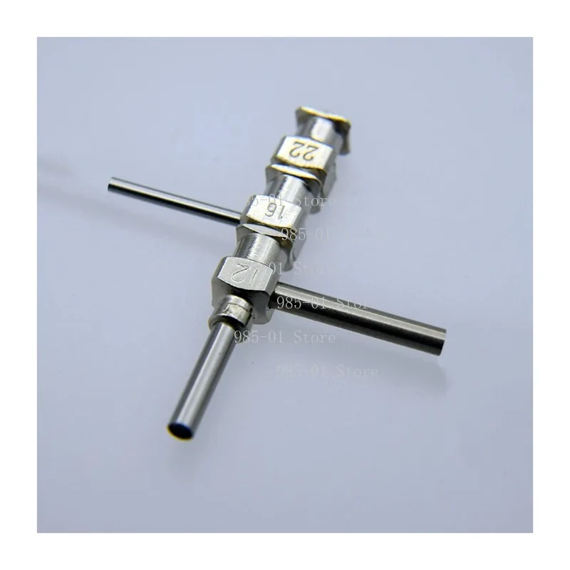 

3D Three-tube Coaxial Printing Needle, Electrospinning Needle, Melting Wet Method, Shell Core, Leather Core Hollow Fiber