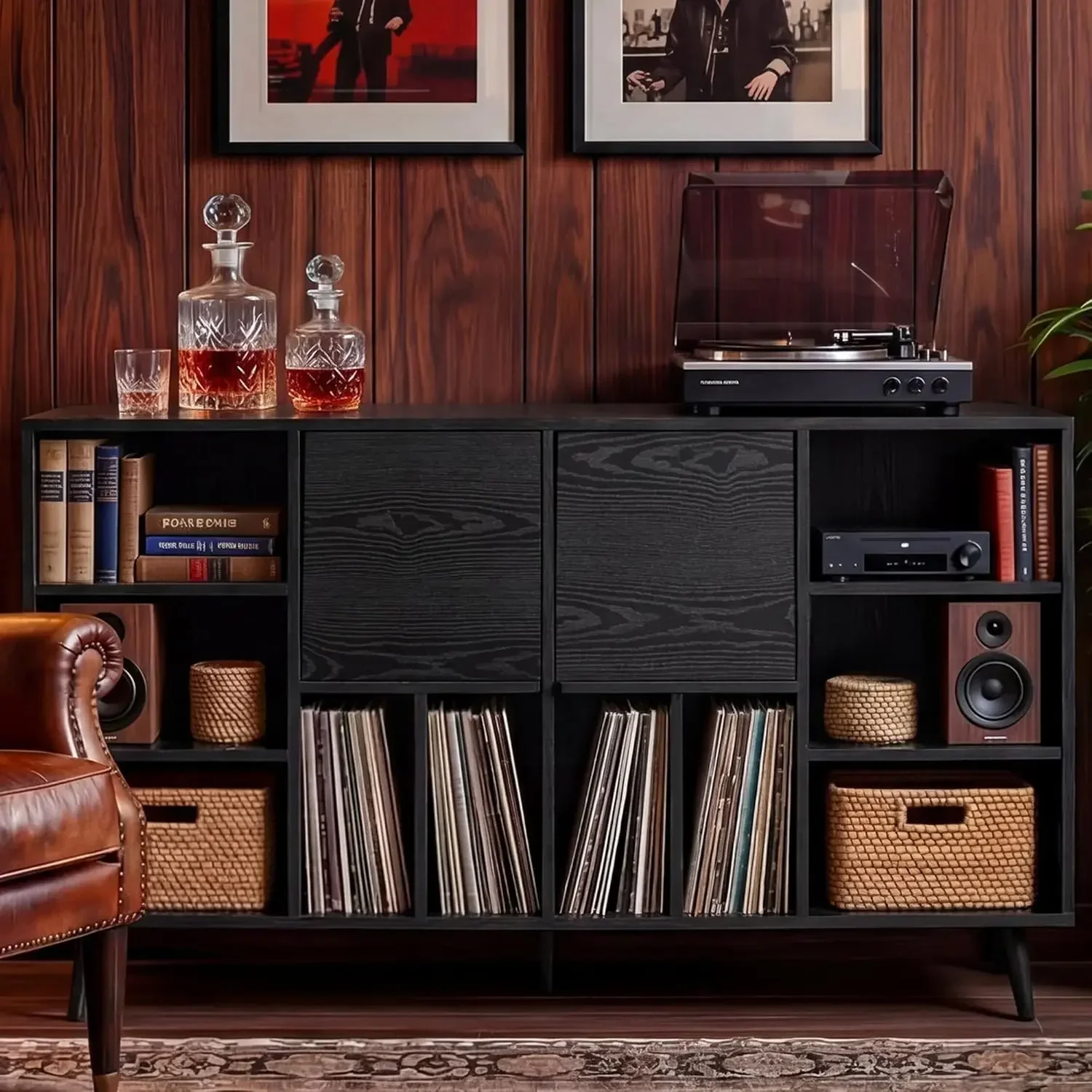 Large Record Player Stand 55