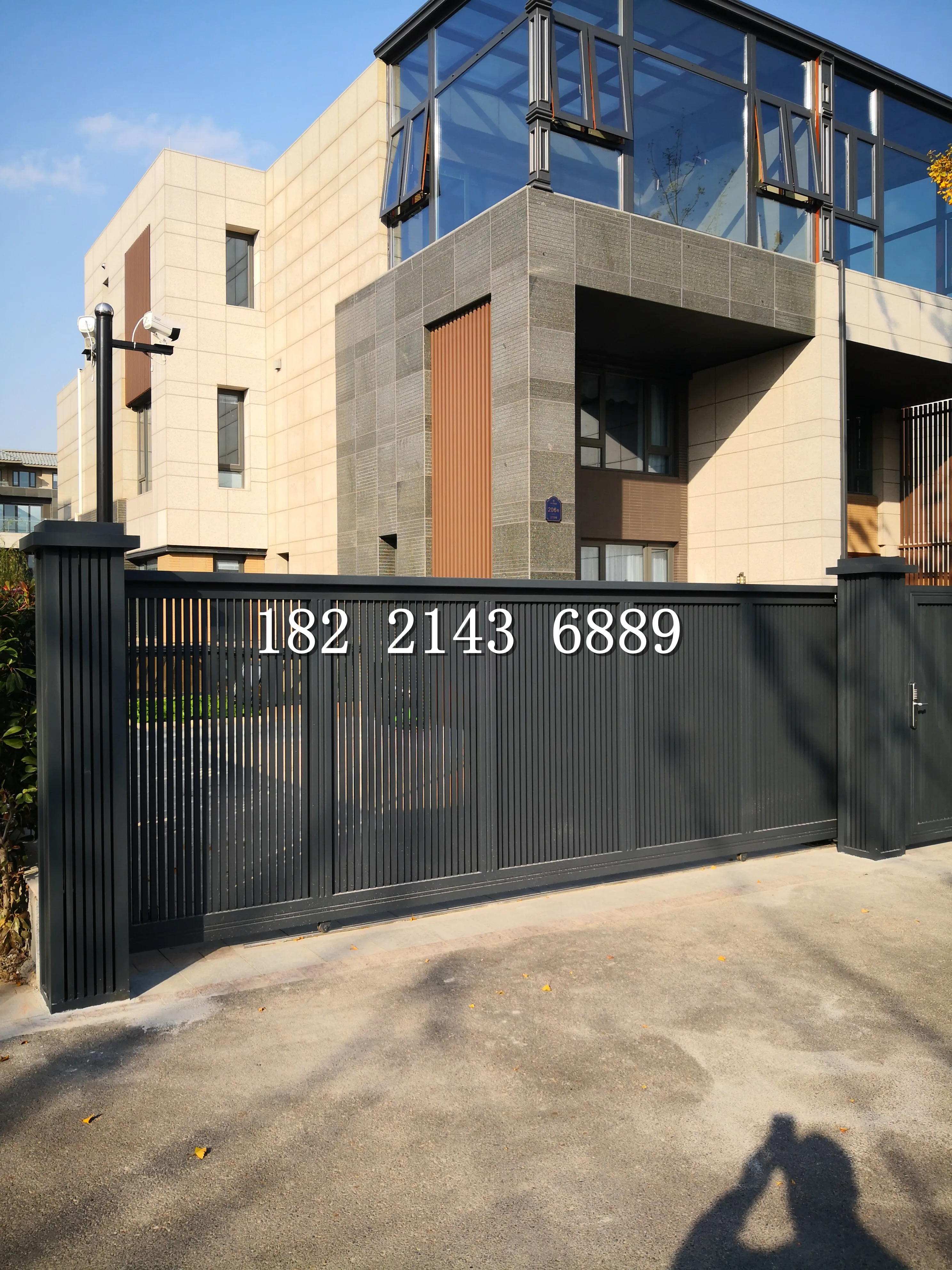 

Driveway Wrought Steel Metal Aluminum Gates Swing Sliding Automatic Iron Doors For Home Villa Hc-Ag5