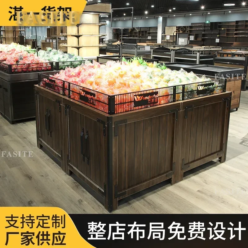 For Fruit and Vegetable Display Shelves Commercial Grade Supermarket Mall Retail Store Organizer Sturdy