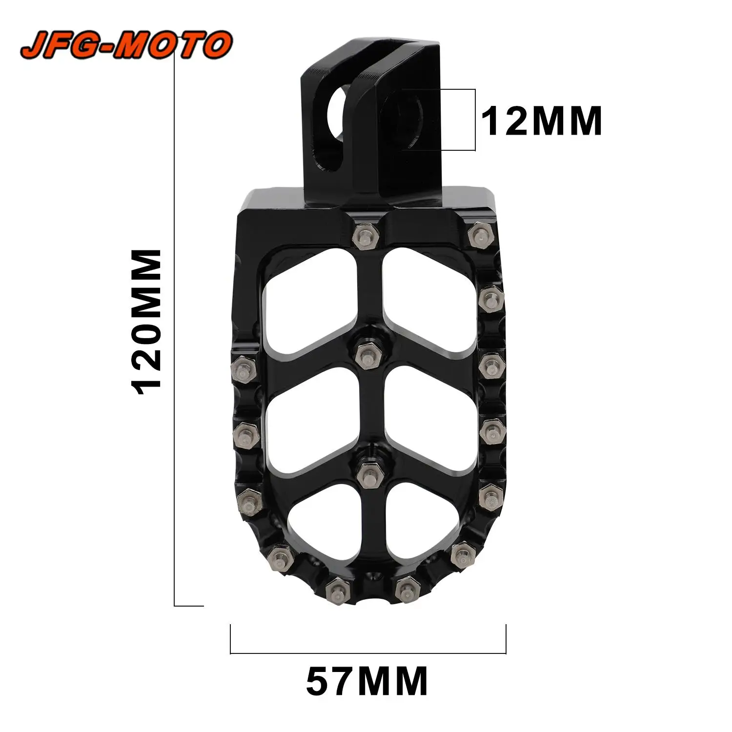 Motorcycle Accessories Footpegs CNC Foot Peg Pedal Rest Footpedal For Kawasaki Z125 Z 125 Dirt Pit Bike Motocross Upgrade Parts