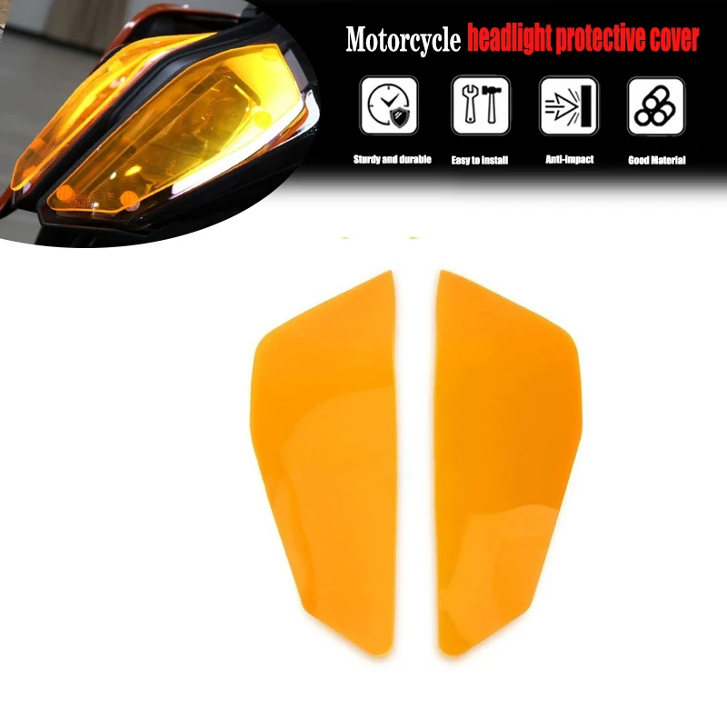 Pour duke790 duke890 otorcycle acrylique avant phare garde phare lentille couverture protecteur pour DUKE 790 DUKE 890