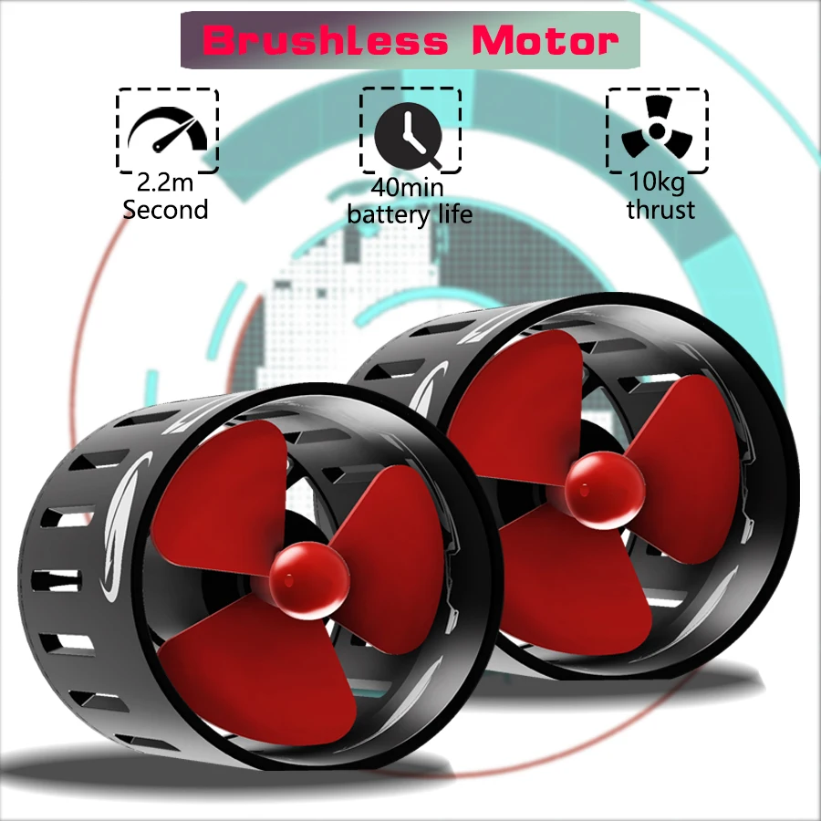 2.2m/s Electric Motor 45mins Scuba Diving Equipment Waist-mounted Underwater Scooter Mini Water Scooter Underwater Sea Scooters