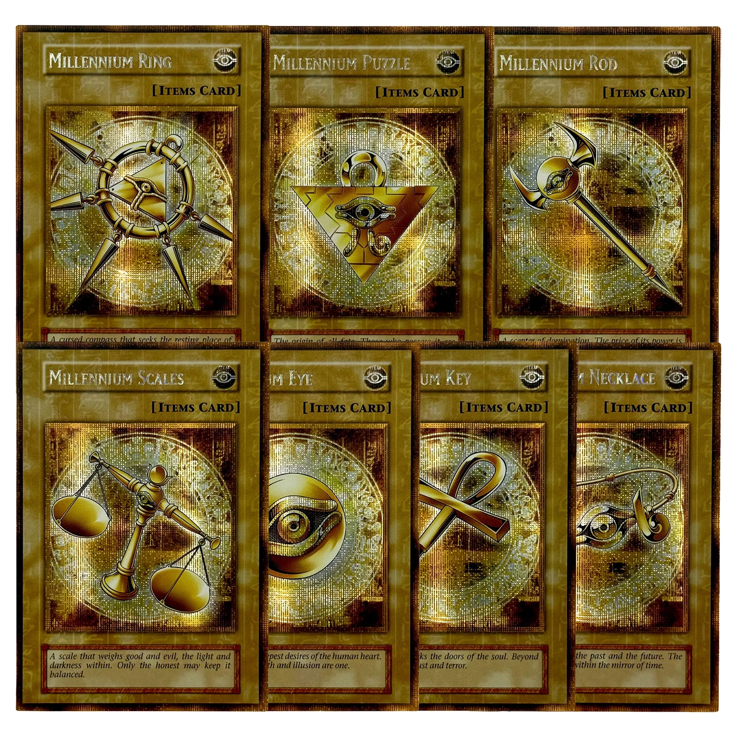 Yu-Gi-Oh! Collection DIY Proxy Cards Millennium Puzzle Millennium Eye Millennium Item Christmas Gift Anime Card NonOriginal
