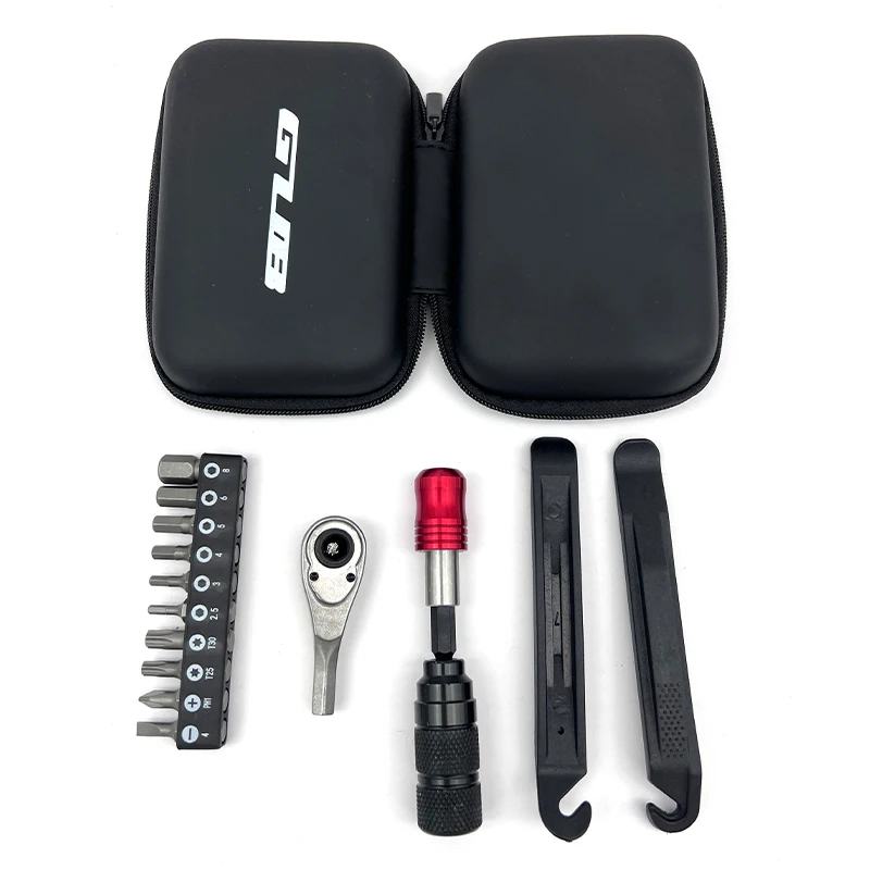 GUB BG-1687 Bicycle Multi-Tool Combo Kit Road Bike Mountain Bike Portable Repair Toolkit for Inner Tire Bicycle Maintenance